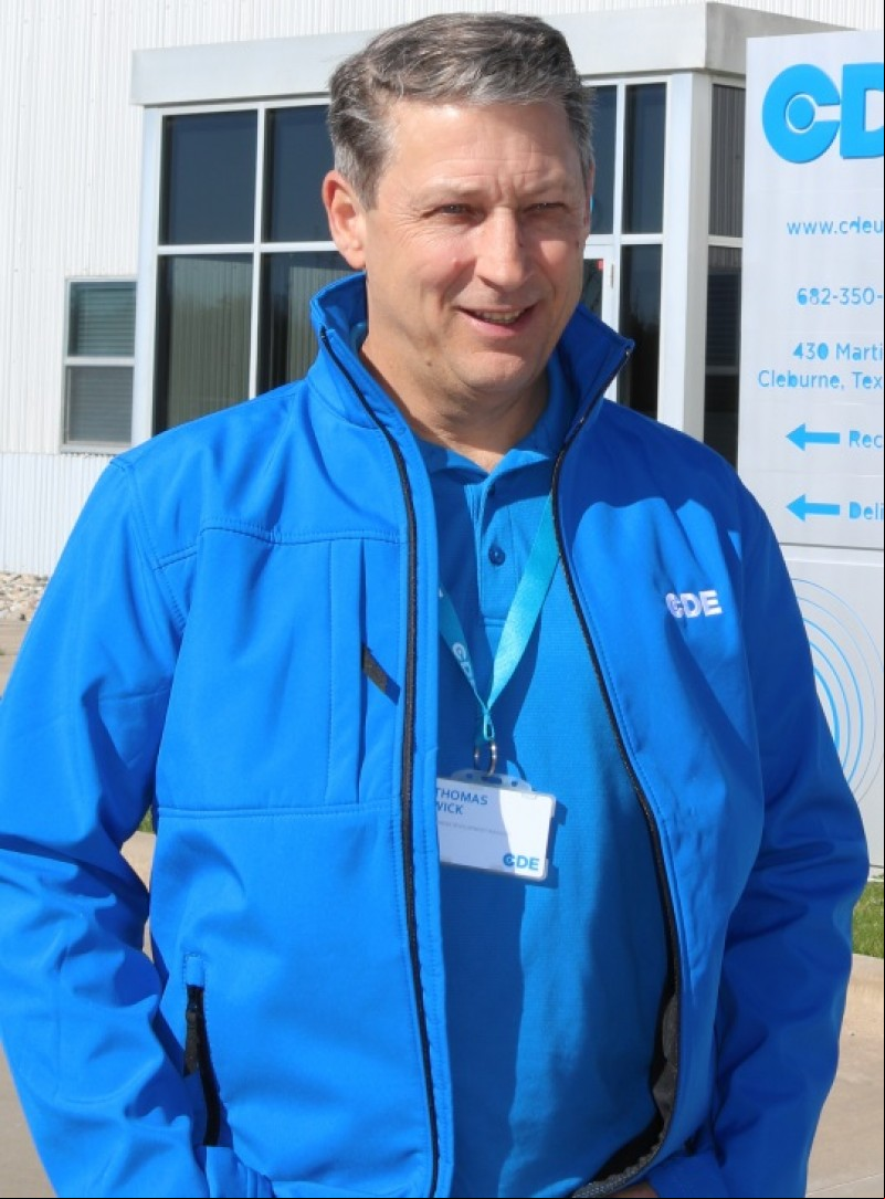 Tom Wick, Gerente de Desenvolvimento de Negócios da CDE (foto CDE)