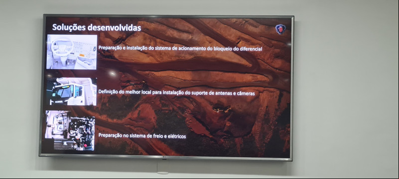 Apresentação do caminhão teleoperado projetado pela Scania, Hexagon e Fidens